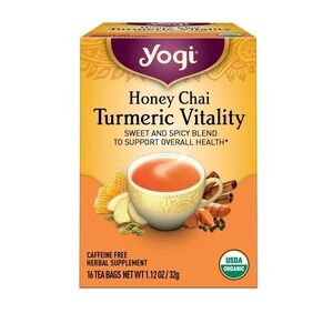 Yogi Tea Honey‎ Chai Turmeric Vitality 16 count